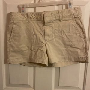 Size 8 Gap Cream Khaki Shorts